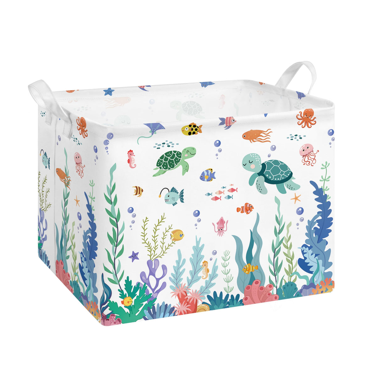 Collapsible Storage Basket Collapsible Fabric Laundry Basket with Handles