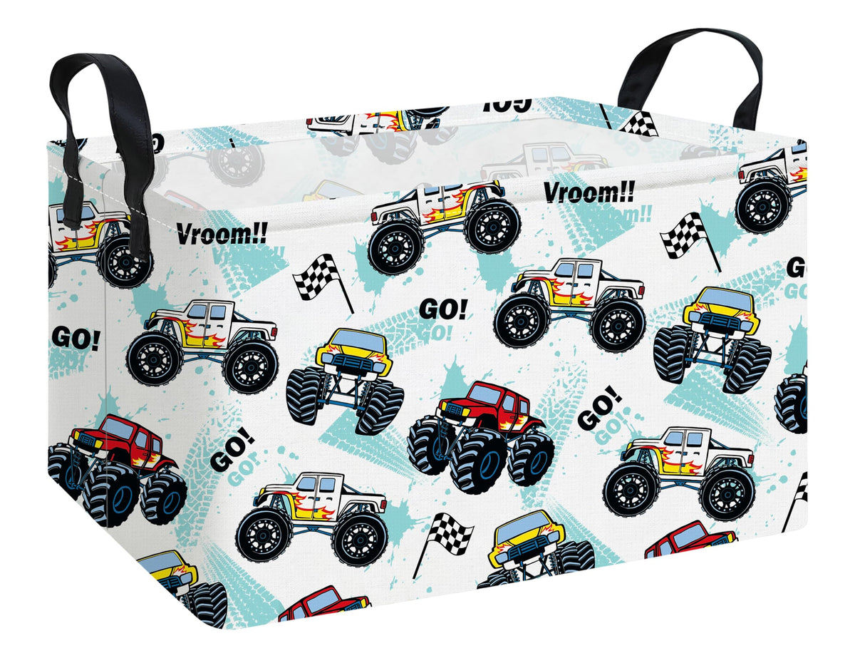 Rectangular Vehicles Storage Basket Fabric