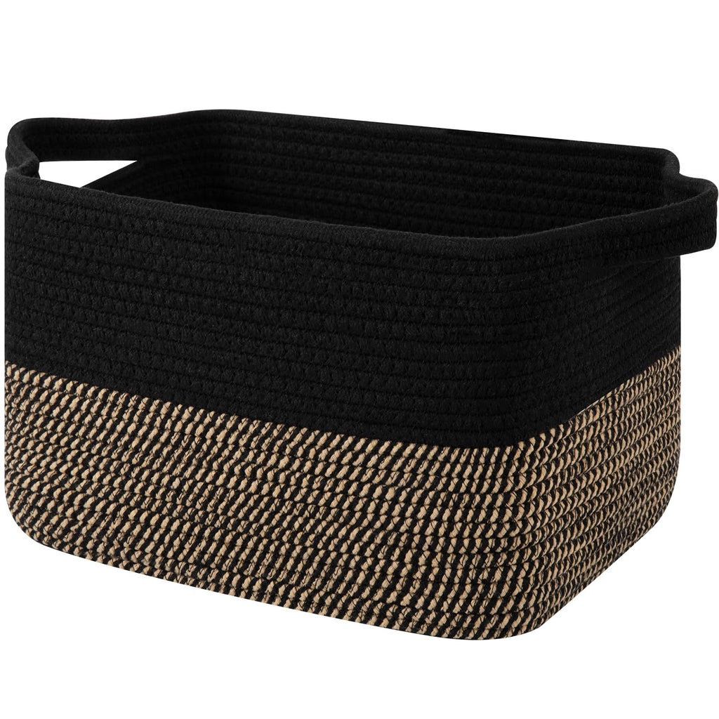 OIAHOMY 30L Woven Storage Basket for Shelves Baskets for Organizing Brown