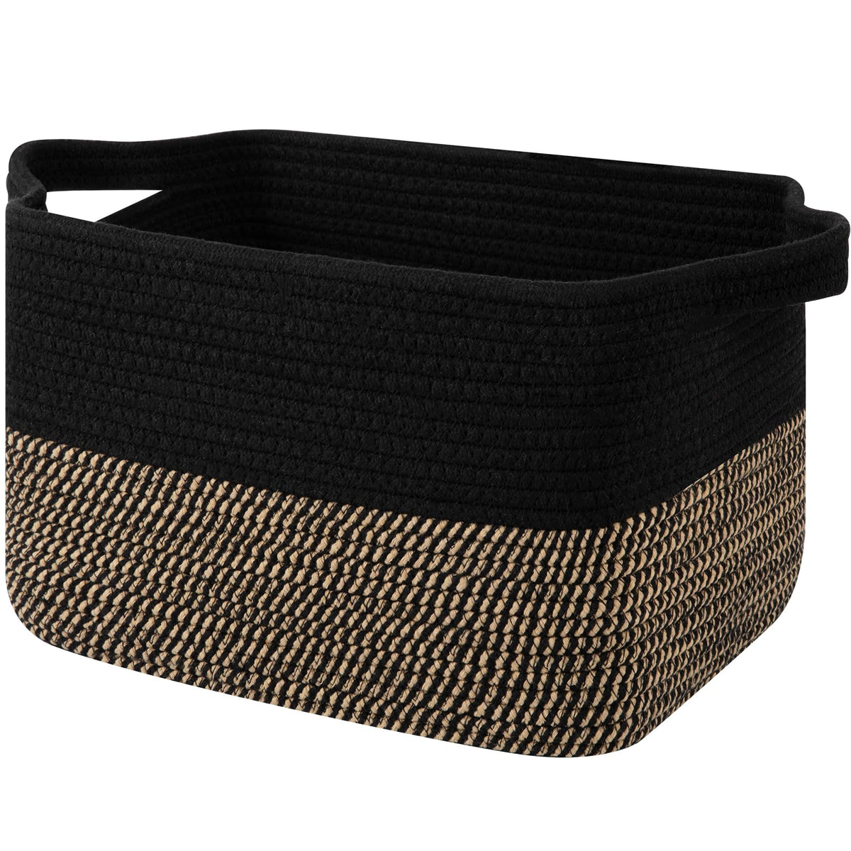 OIAHOMY 30L Woven Storage Basket for Shelves Baskets for Organizing Brown