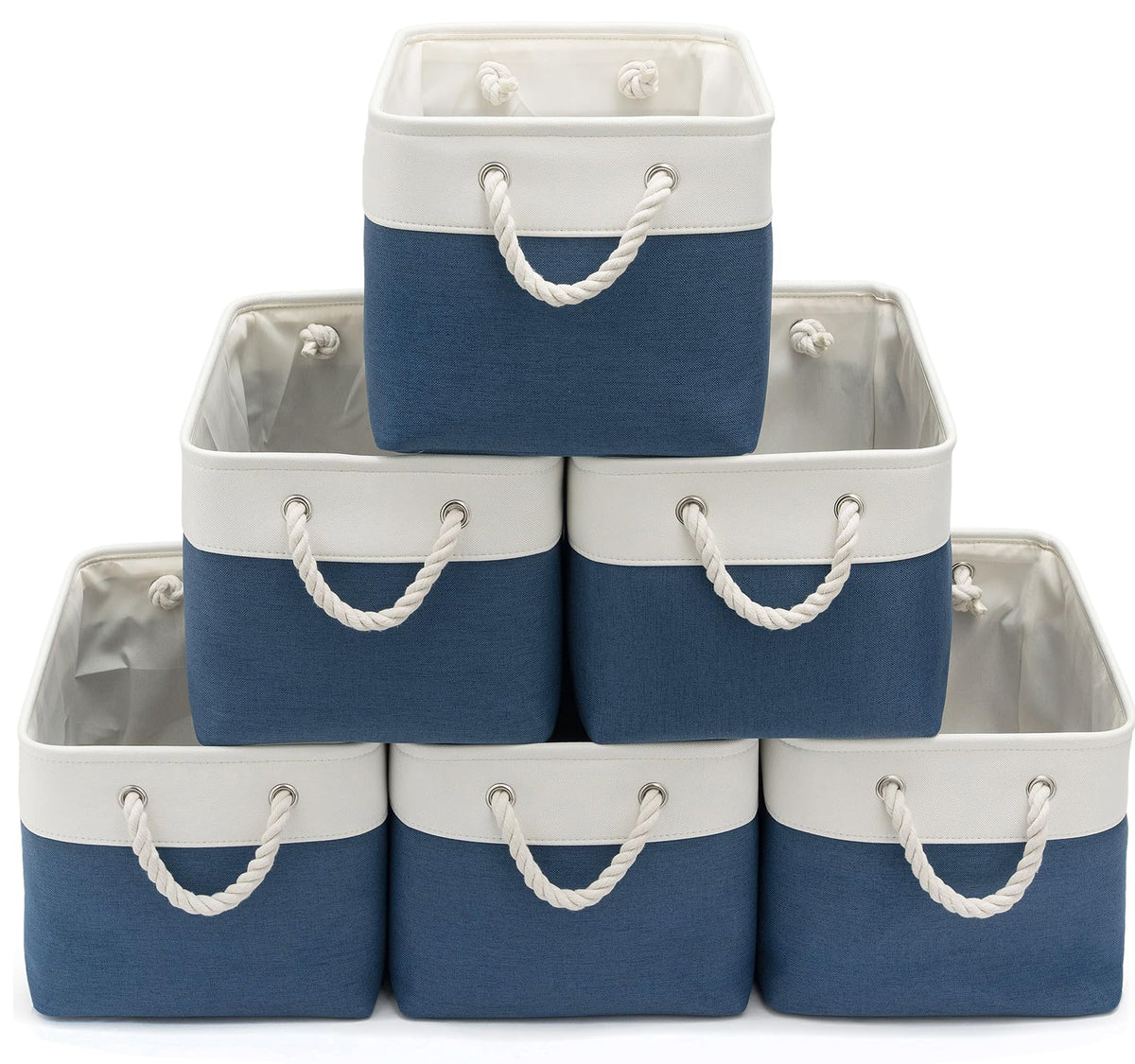 15.7x11.8x8.26 Inch Fabric Large Storage Bins with Handles 3 Pack