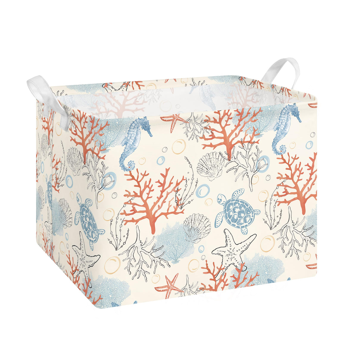 Collapsible Storage Basket Collapsible Fabric Laundry Basket with Handles