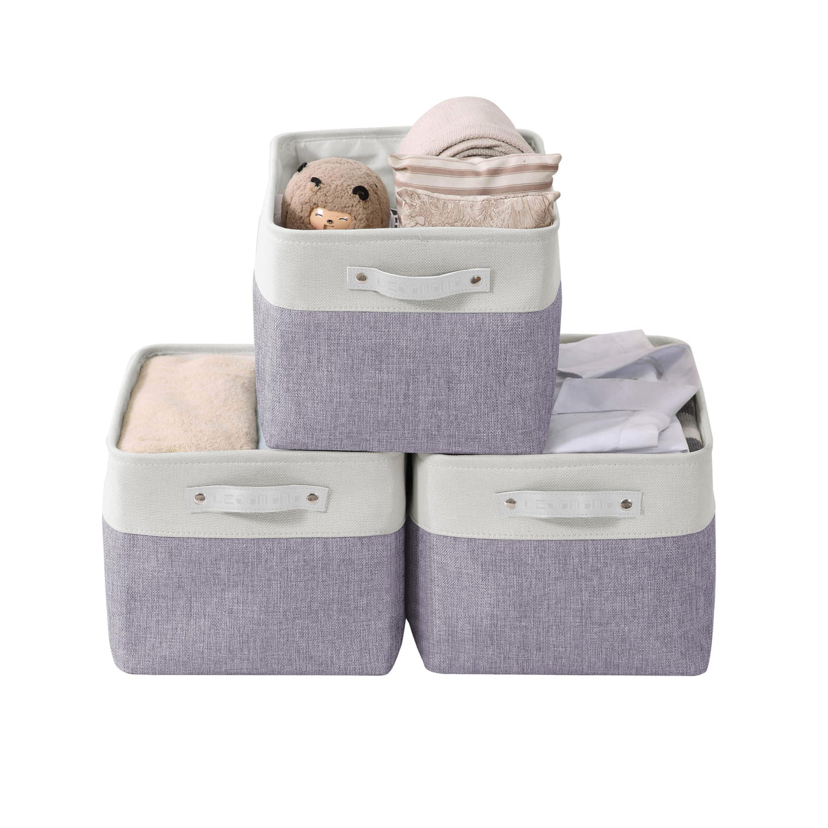 DECOMOMO Storage Bins, Large Fabric Storage Baskets for Shelves 1 Pack