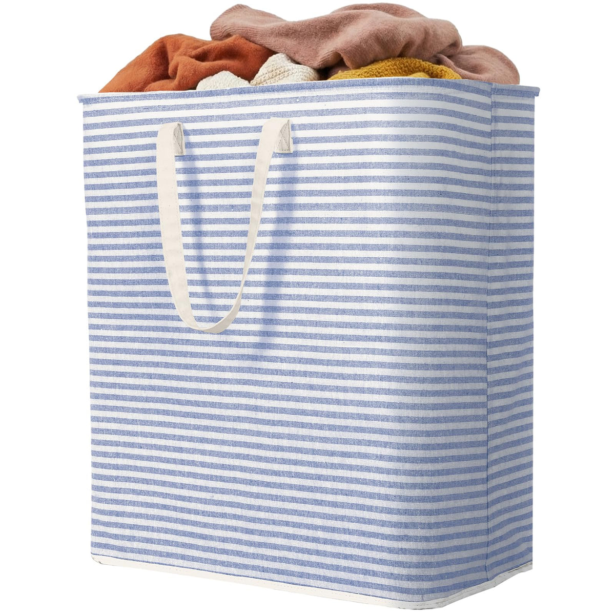 Lifewit 80L Large Laundry Baskets, 2 Pack, Reinforced Handles, Grey