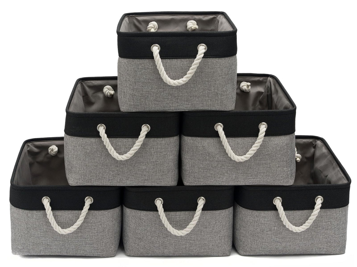 15.7x11.8x8.26 Inch Fabric Large Storage Bins with Handles 3 Pack