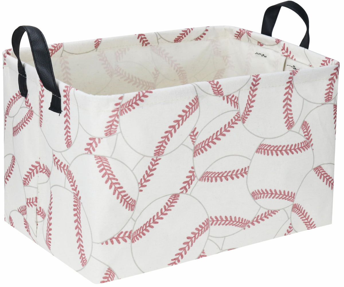 Rectangular Canvas Storage Bins,Waterproof Storage Basket,Collapsible Tree Organizer Bin with Handles for Clothes Storage,Book Bag (Tree)