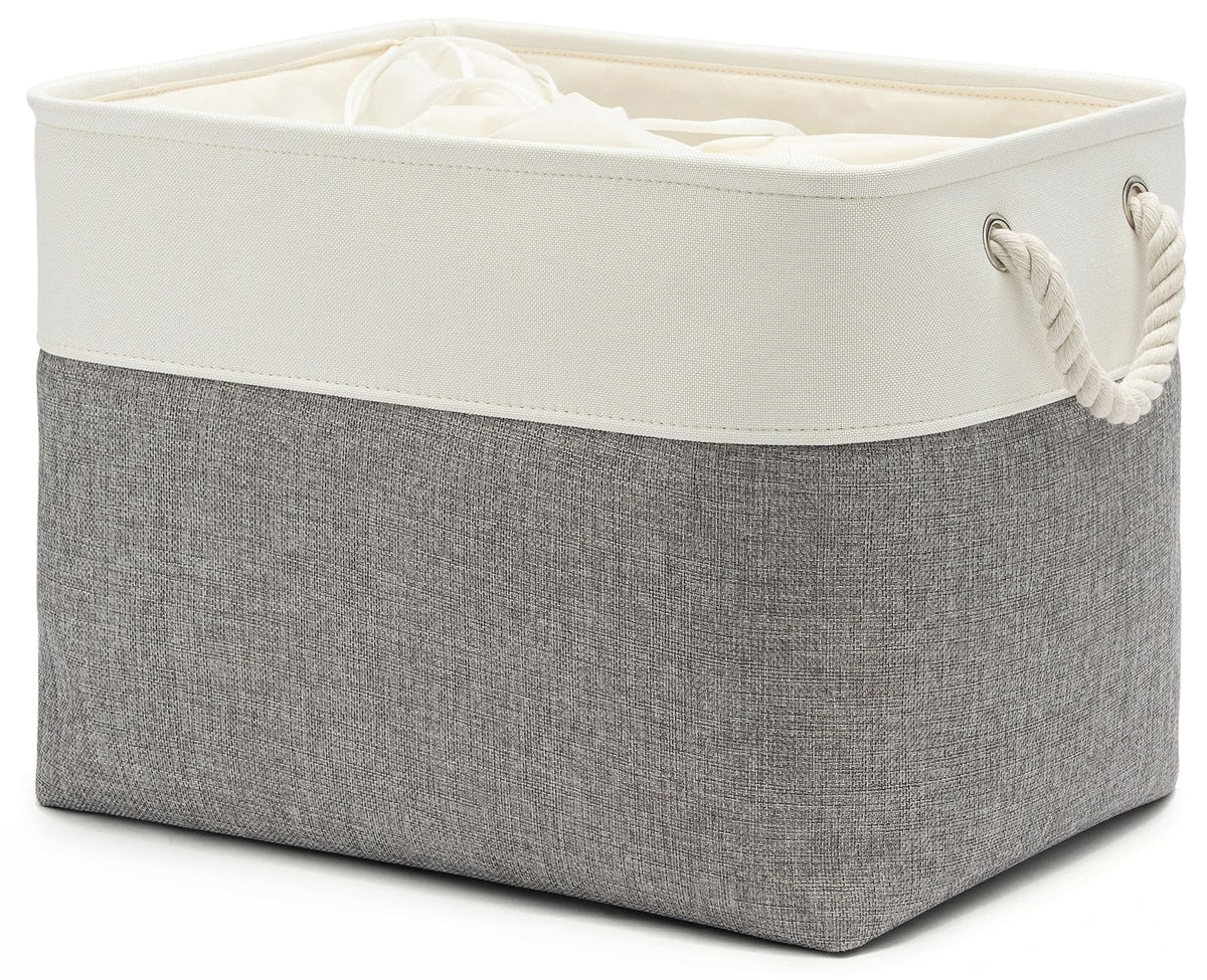 15.7x11.8x8.26 Inch Fabric Large Storage Bins with Handles 3 Pack