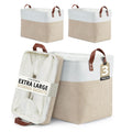 DECOMOMO Fabric Storage Bins, Extra Large Storage Baskets with Handles