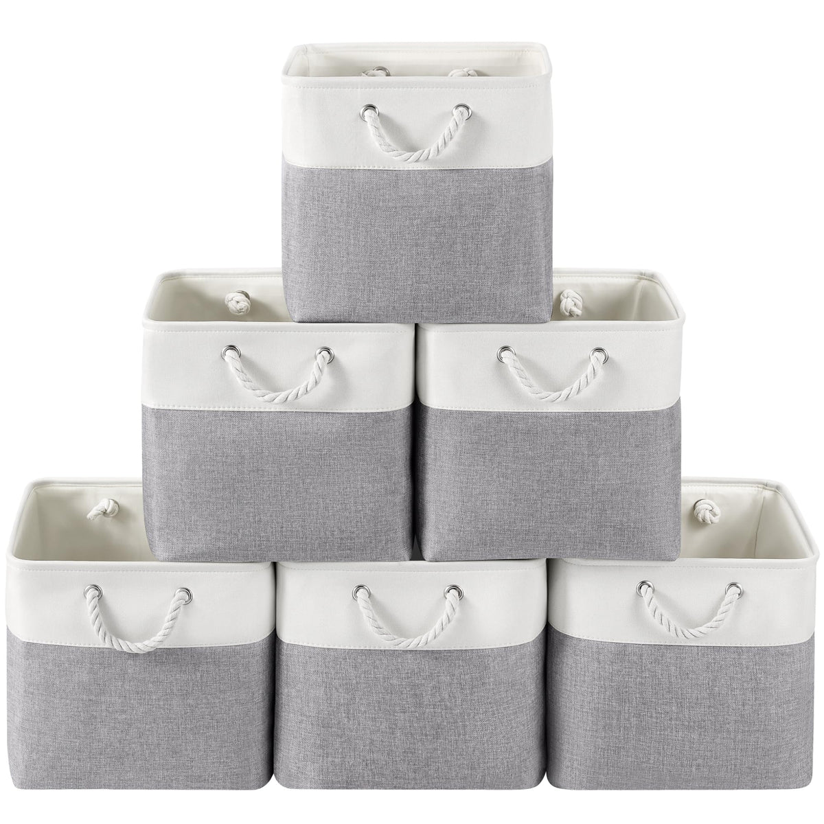 15.7x11.8x8.26 Inch Fabric Large Storage Bins with Handles 3 Pack