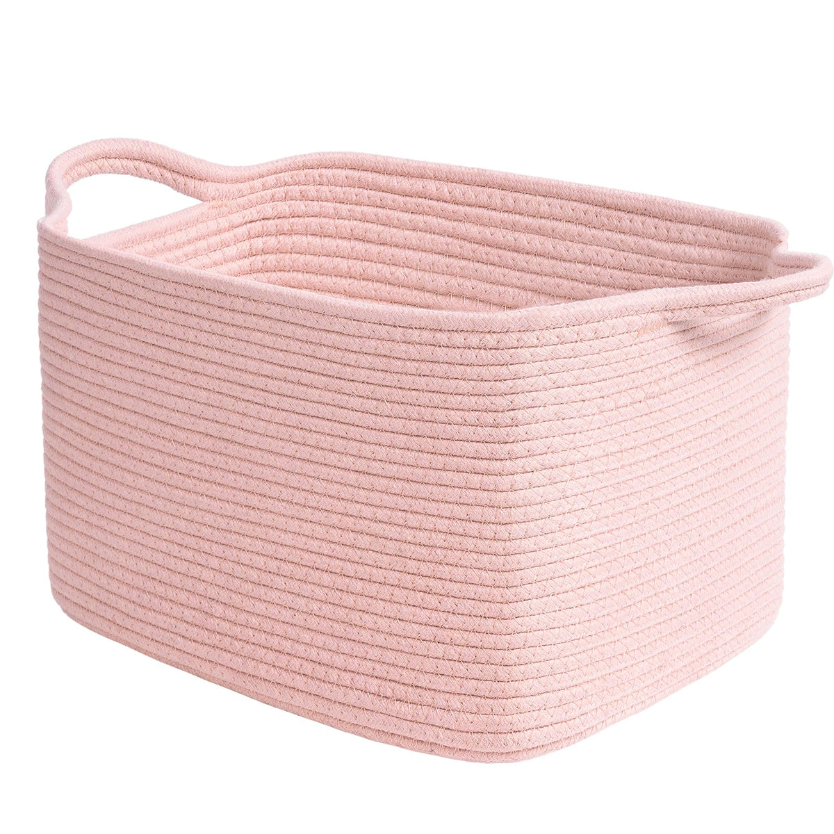 Goodpick Woven Storage Basket for Shelves, 13" x 10" x 9", Black Jute