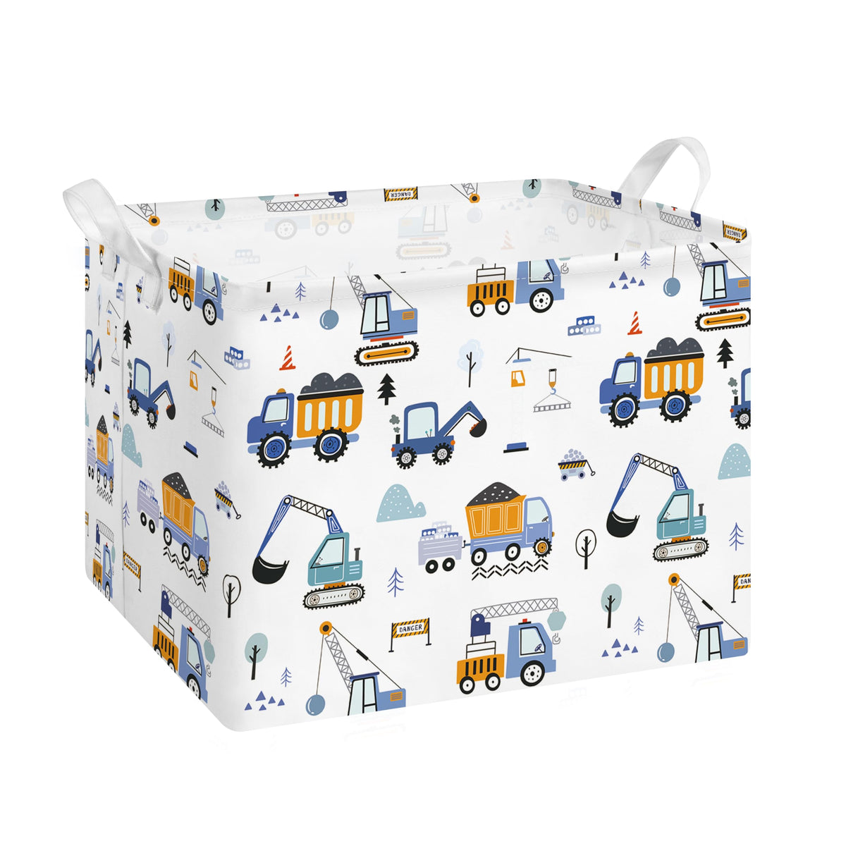 Collapsible Storage Basket Collapsible Fabric Laundry Basket with Handles