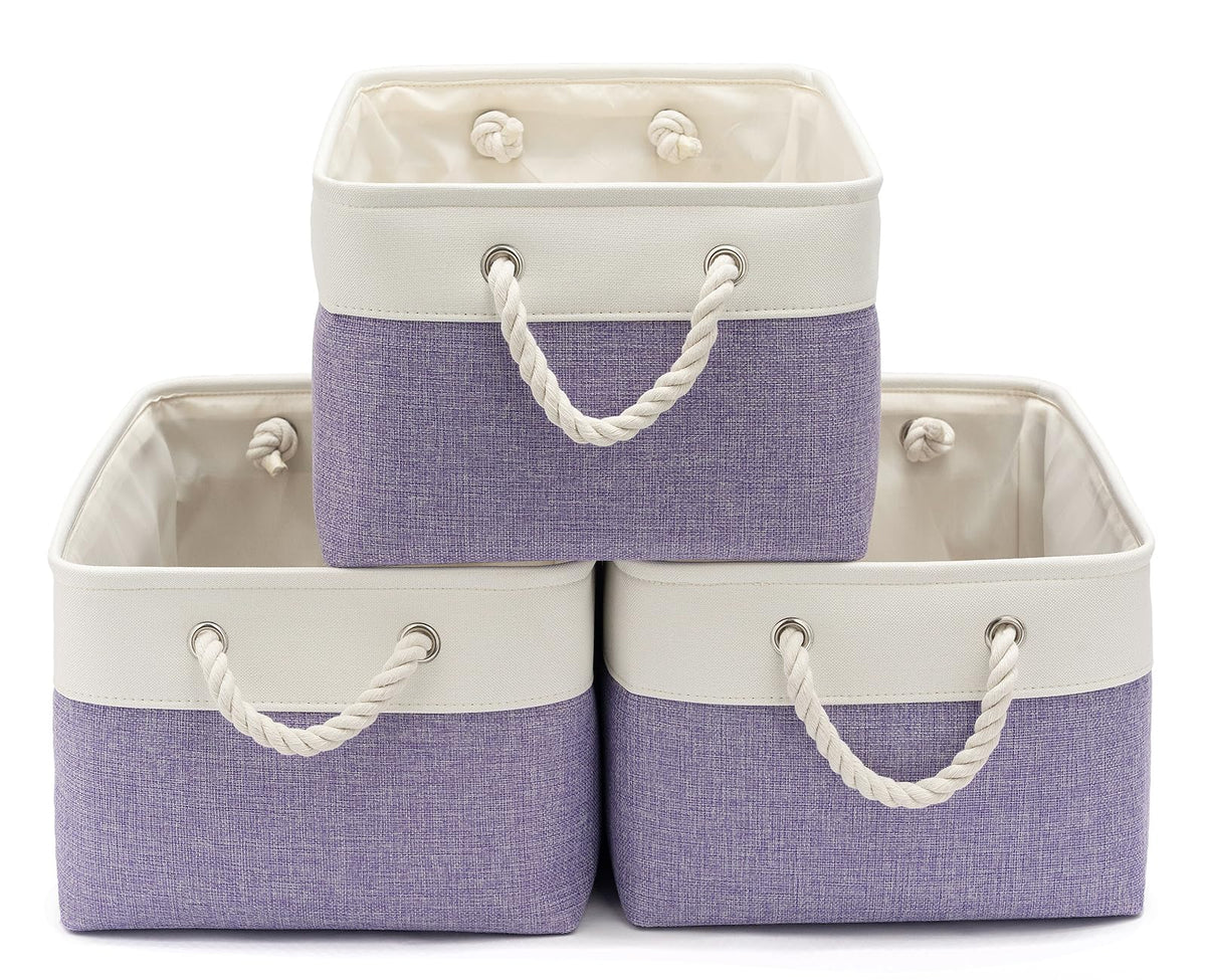 15.7x11.8x8.26 Inch Fabric Large Storage Bins with Handles 3 Pack