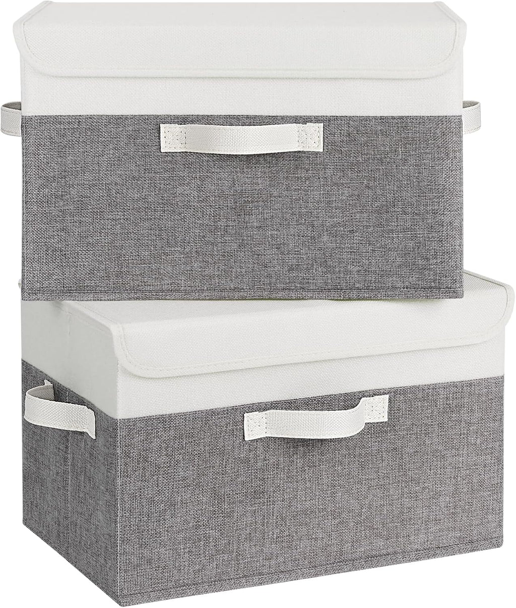 GRANNY SAYS Memory Keepsake Storage Box, Fabric Storage Bins with Lids
