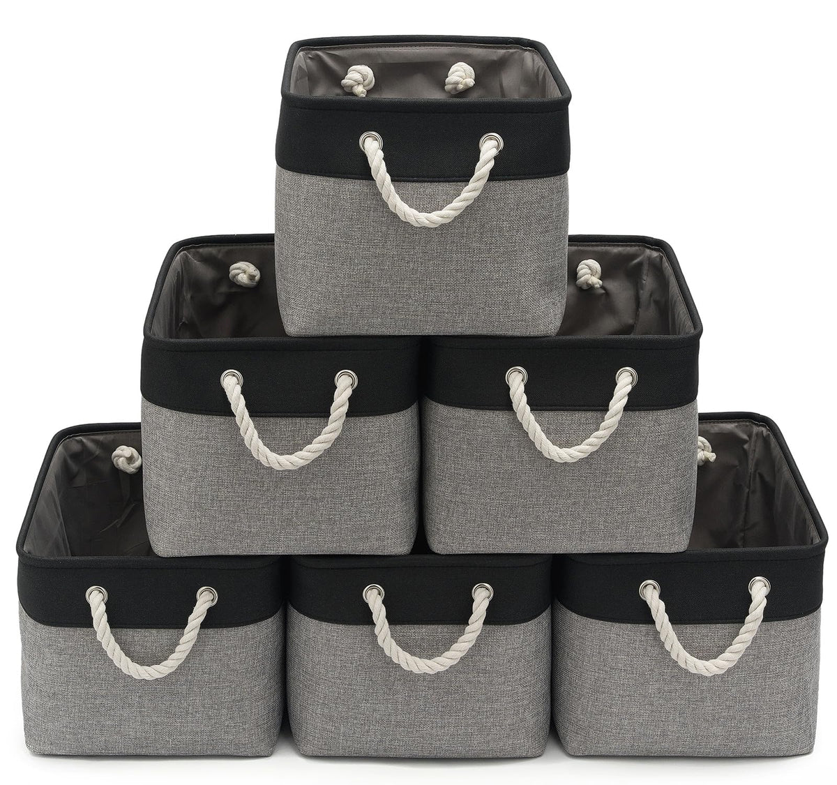 15.7x11.8x8.26 Inch Fabric Large Storage Bins with Handles 3 Pack