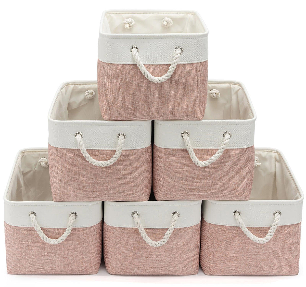 15.7x11.8x8.26 Inch Fabric Large Storage Bins with Handles 3 Pack