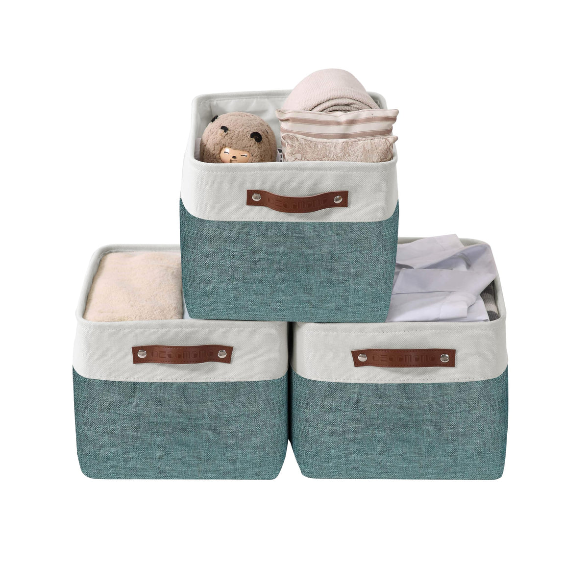 DECOMOMO Storage Bins, Large Fabric Storage Baskets for Shelves 1 Pack