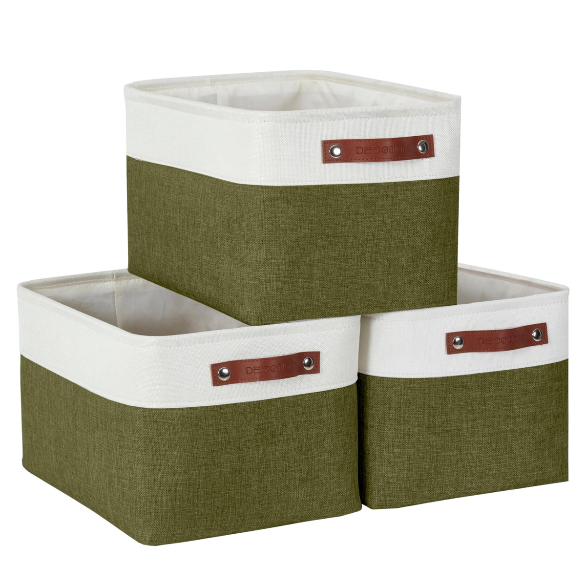 DECOMOMO Storage Bins, Large Fabric Storage Baskets for Shelves 1 Pack