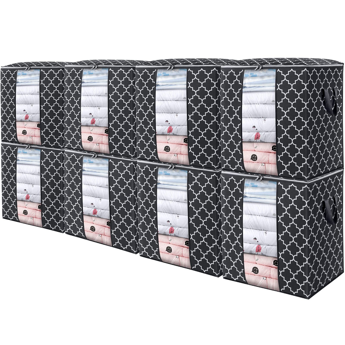 Storage Bags 3 Pack 100L Clothes Organization and Storage Containers