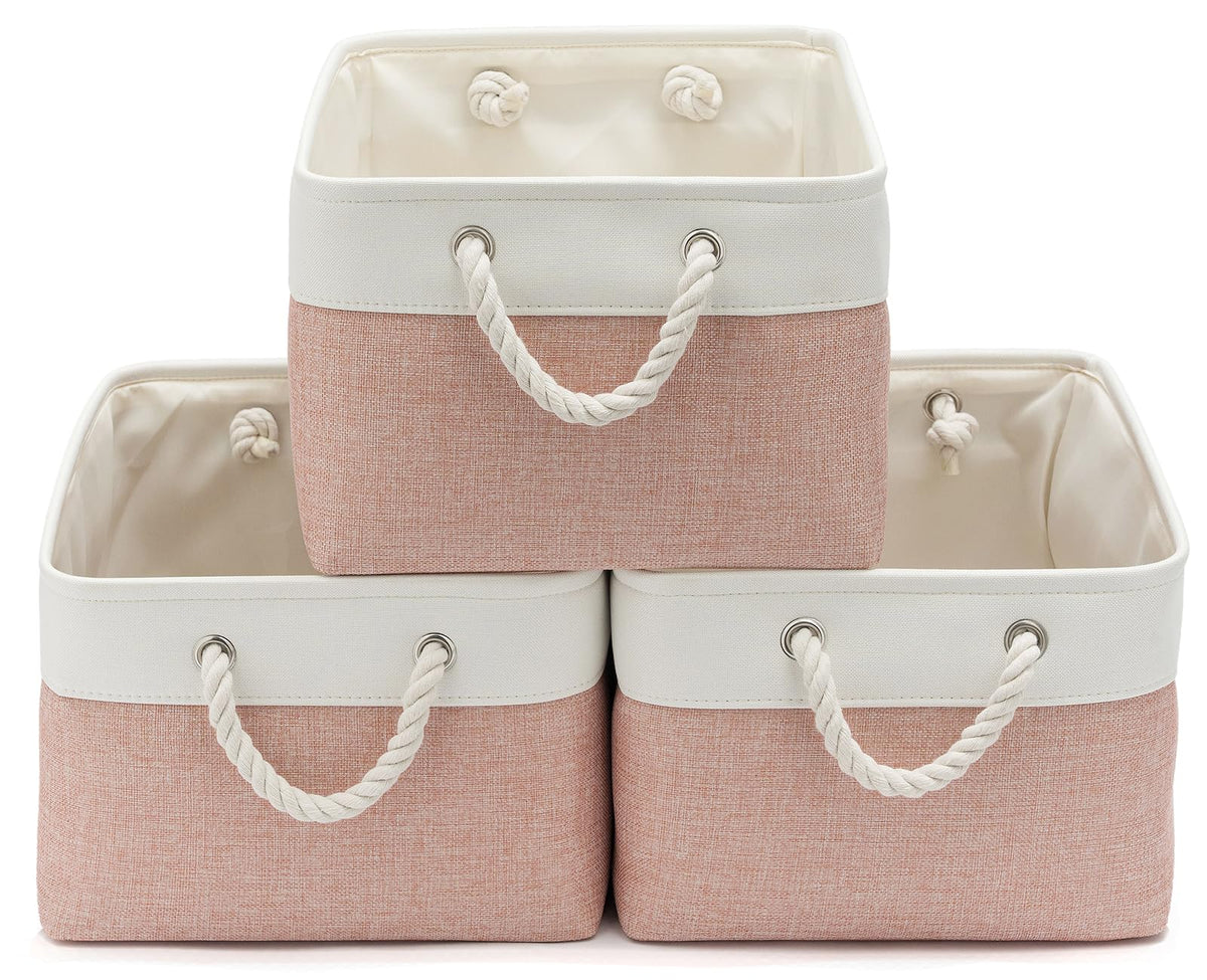 15.7x11.8x8.26 Inch Fabric Large Storage Bins with Handles 3 Pack