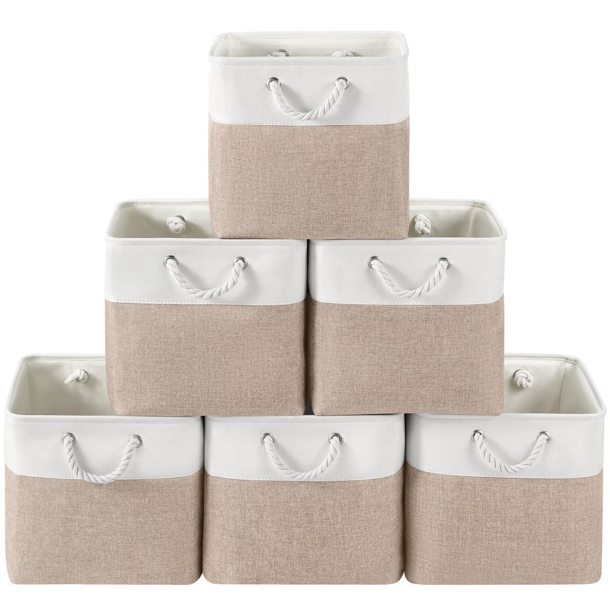 15.7x11.8x8.26 Inch Fabric Large Storage Bins with Handles 3 Pack