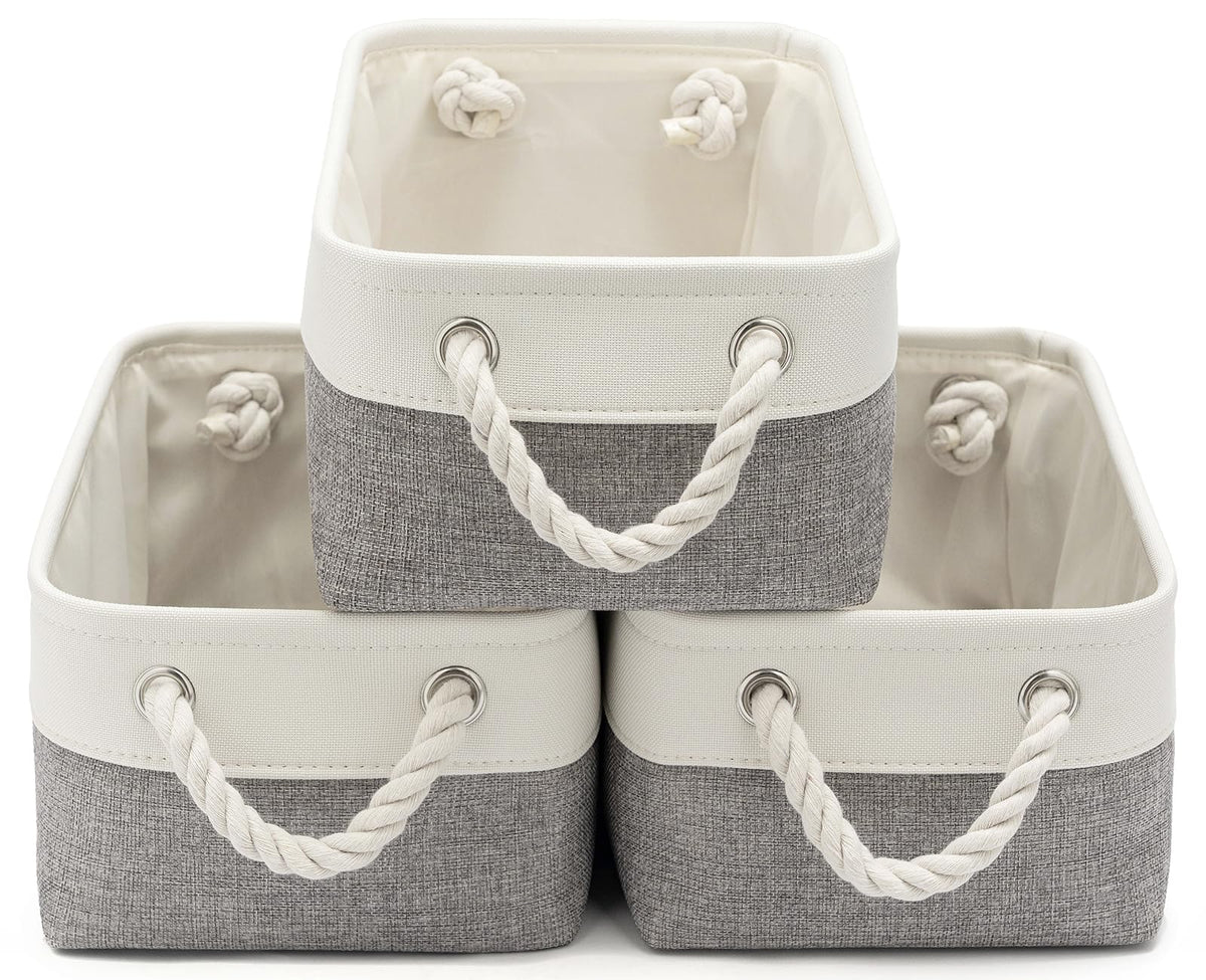 15.7x11.8x8.26 Inch Fabric Large Storage Bins with Handles 3 Pack