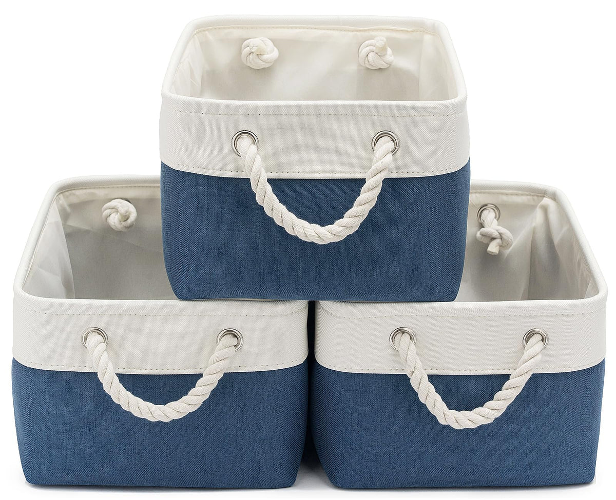 15.7x11.8x8.26 Inch Fabric Large Storage Bins with Handles 3 Pack