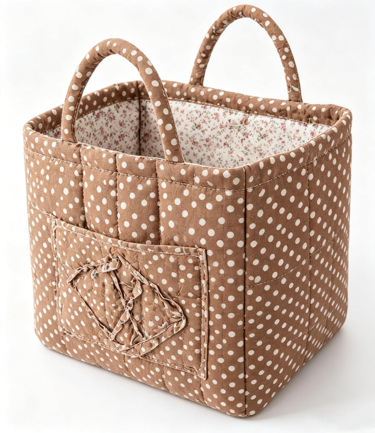 Storage Basket Boho Fabric Large Collapsible Floral Laundry Nursery Hamper Portable Folding Storage for Clothes Toys (Vine-Blue A)
