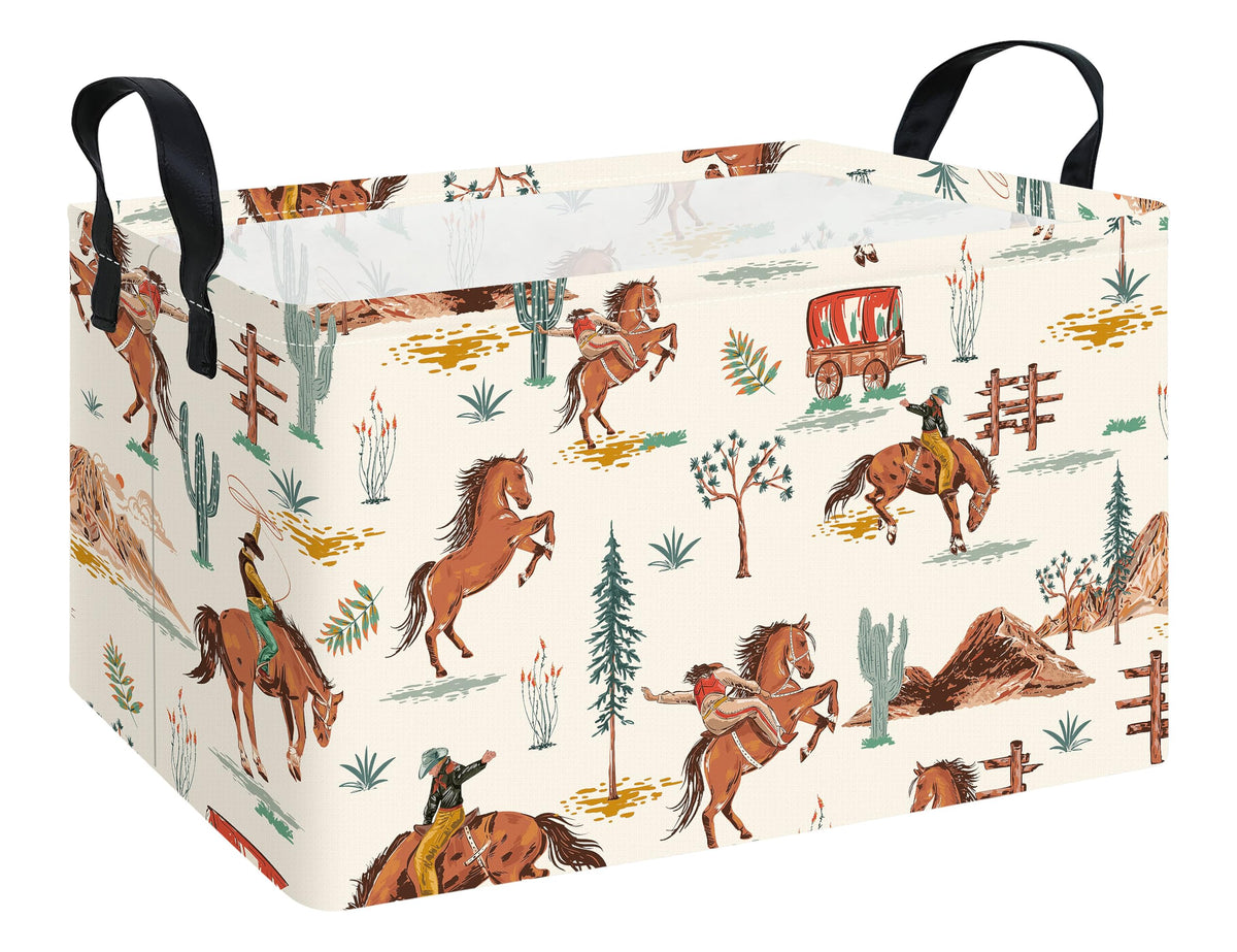 Rectangular Vehicles Storage Basket Fabric