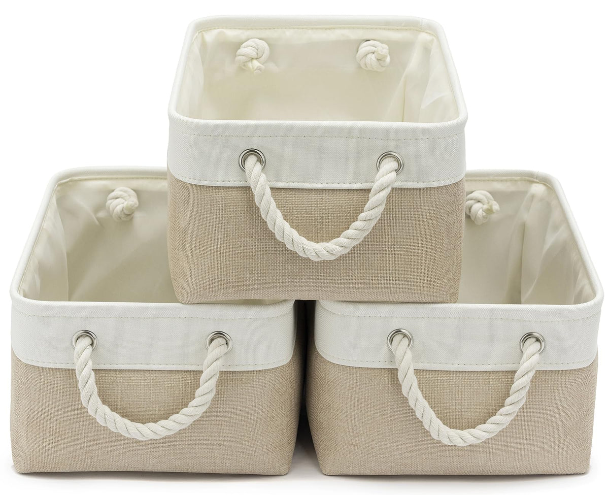 15.7x11.8x8.26 Inch Fabric Large Storage Bins with Handles 3 Pack