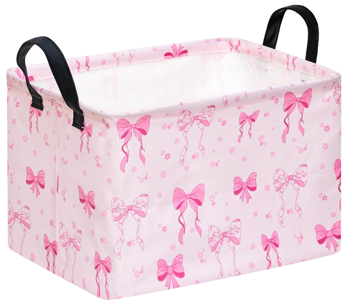 Spring Flower Gift Storage Basket Rectangle Storage Organizer for Nursery Hamper Home Bedroom Laundry Hamper Shelf Baskets.