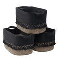 2 Pack Storage Basket for Shelves, Boho Cotton Rope Storage Bins with Heavy Tassel, Shelf Baskets Large Woven Baskets for Organizing, Cube Organizer Bins, Baby Laundry Basket for Clothes, Toys, Pets