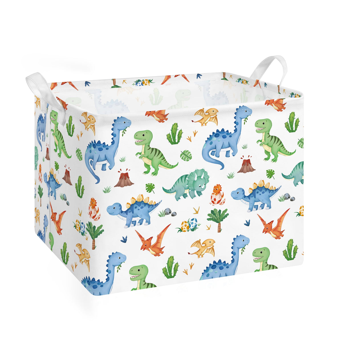 Collapsible Storage Basket Collapsible Fabric Laundry Basket with Handles
