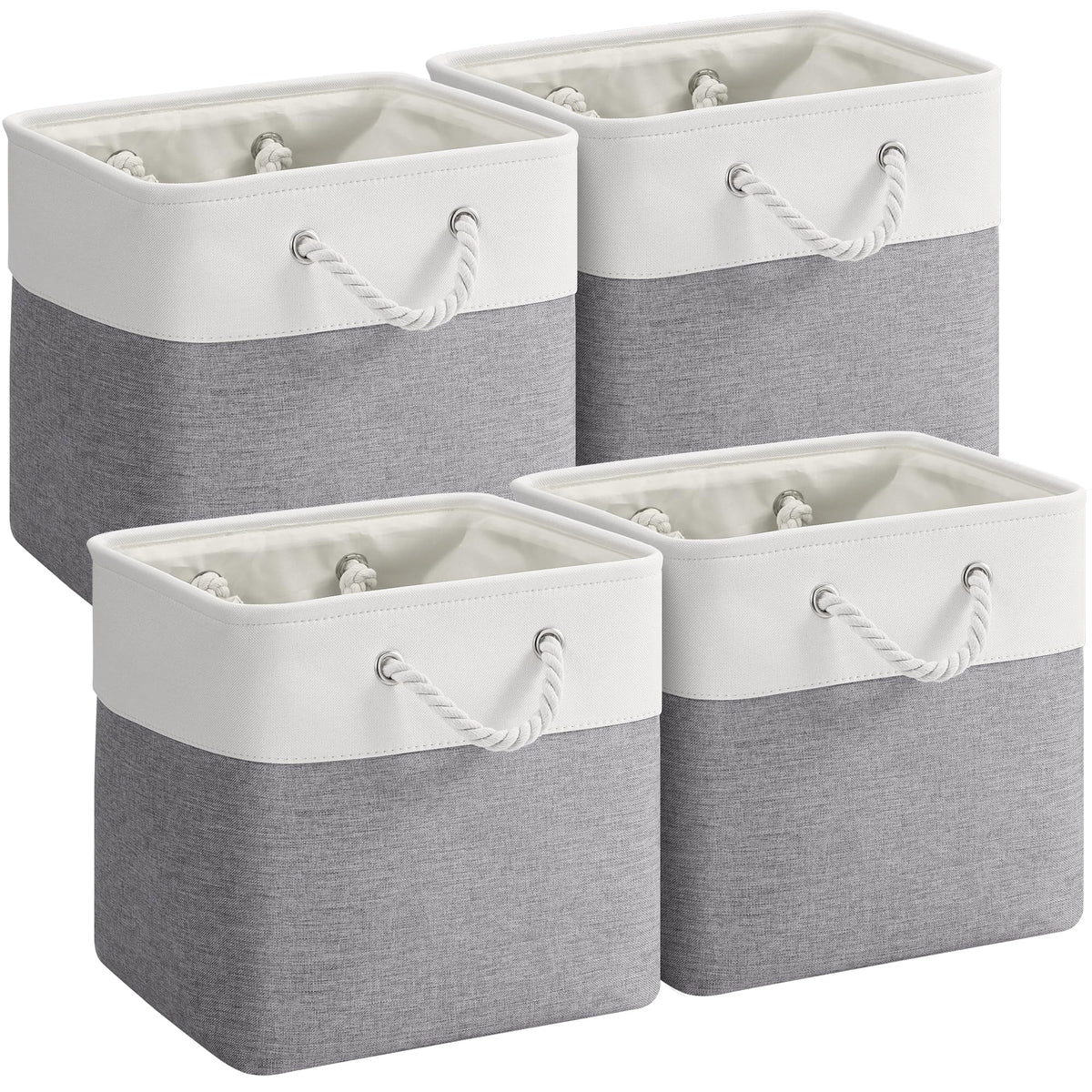 15.7x11.8x8.26 Inch Fabric Large Storage Bins with Handles 3 Pack