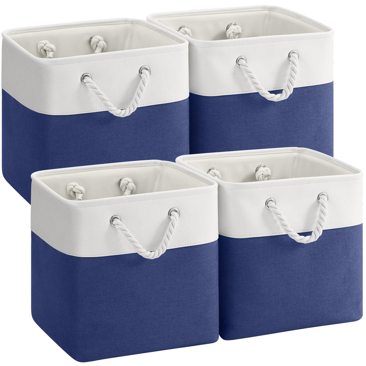 15.7x11.8x8.26 Inch Fabric Large Storage Bins with Handles 3 Pack