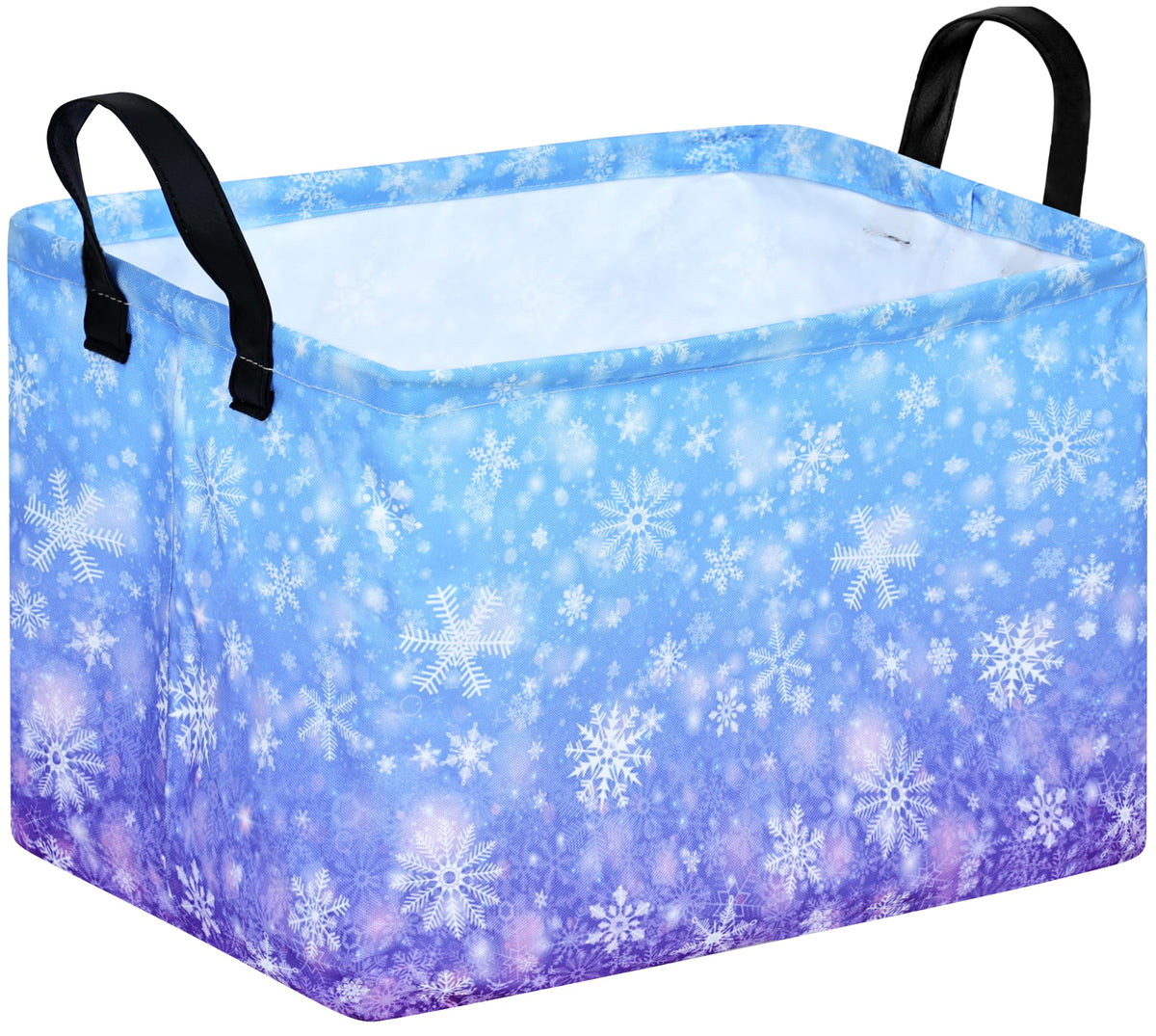 Spring Flower Gift Storage Basket Rectangle Storage Organizer for Nursery Hamper Home Bedroom Laundry Hamper Shelf Baskets.