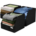 VIVIDECOR Open Front Trapezoid Closet Bins, Closet Storage Organizer for Shelves, Navy Blue
