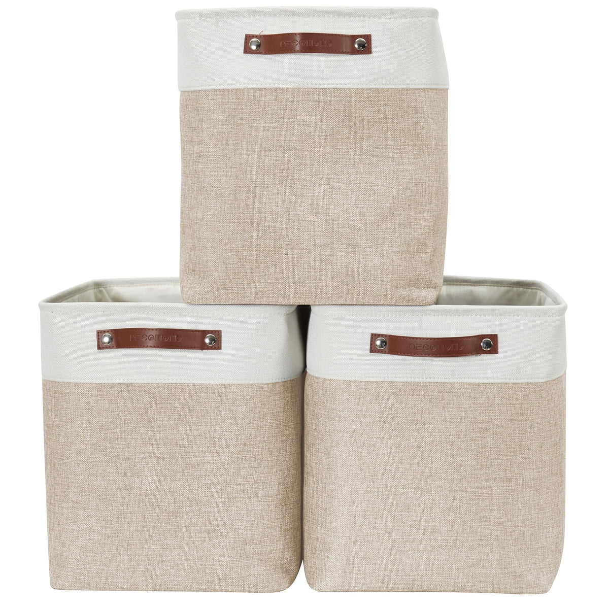 DECOMOMO Storage Bins, Large Fabric Storage Baskets for Shelves 1 Pack
