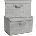 GRANNY SAYS Memory Keepsake Storage Box, Fabric Storage Bins with Lids