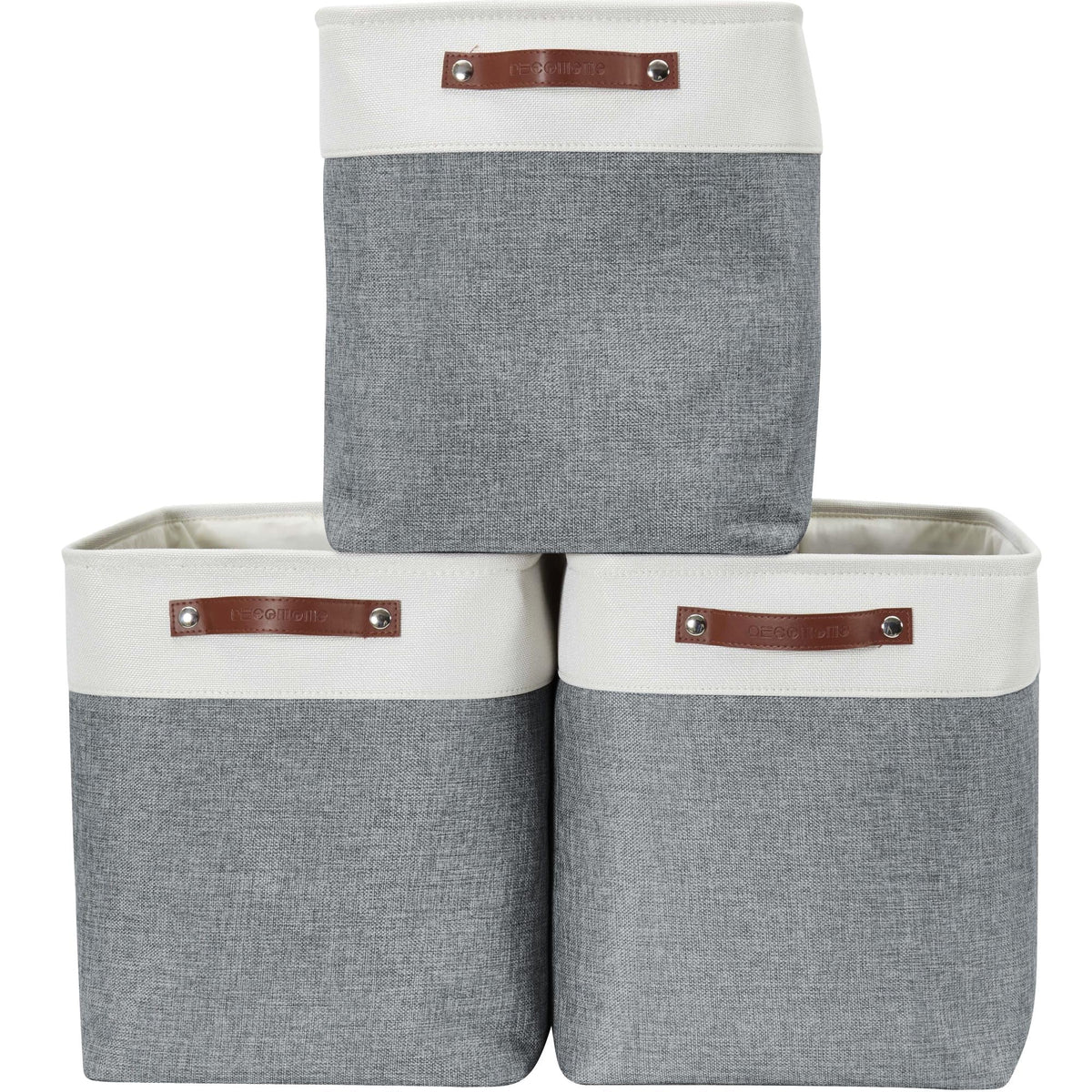 DECOMOMO Storage Bins, Large Fabric Storage Baskets for Shelves 1 Pack
