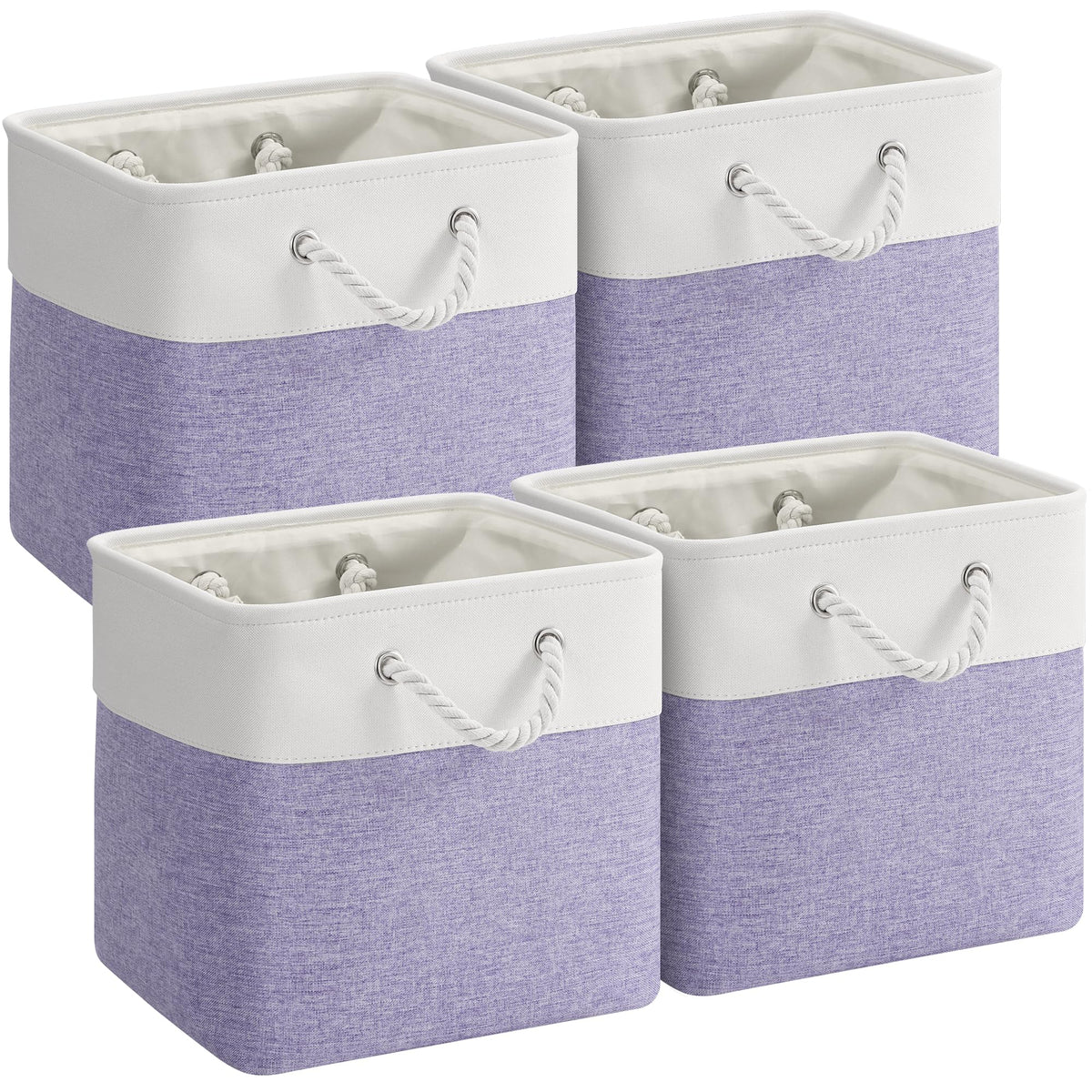 15.7x11.8x8.26 Inch Fabric Large Storage Bins with Handles 3 Pack