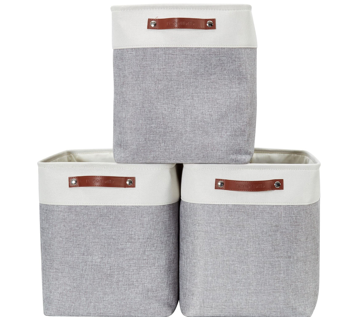 DECOMOMO Storage Bins, Large Fabric Storage Baskets for Shelves 1 Pack